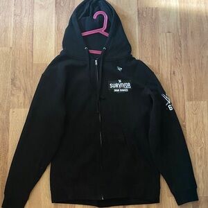 WWE Survivor Series Black Zip up Hoodie
